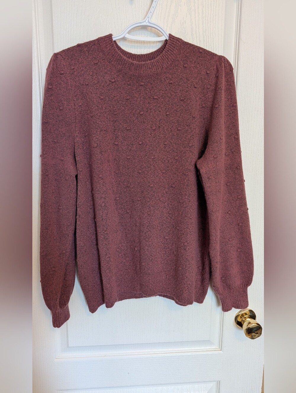 Plum Crewneck Sweater